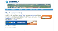 Desktop Screenshot of airportcheck.nl