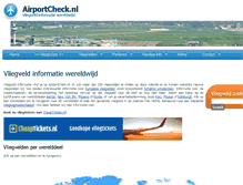 Tablet Screenshot of airportcheck.nl